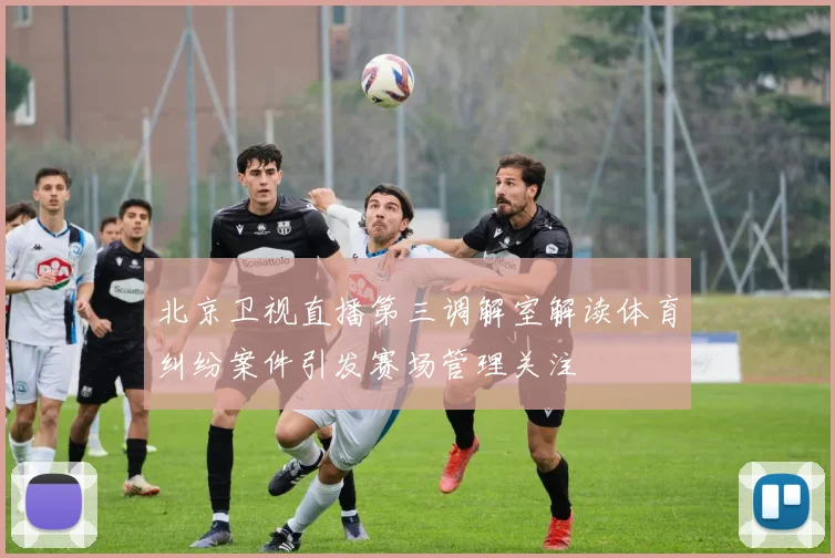 北京卫视直播第三调解室解读体育纠纷案件引发赛场管理关注